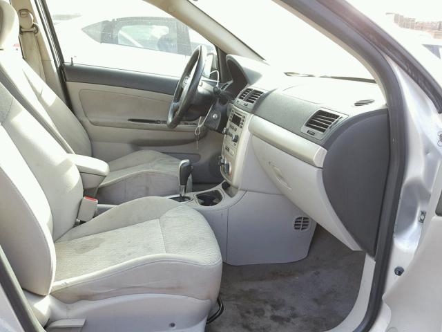 1G1AL55F367801066 - 2006 CHEVROLET COBALT LT SILVER photo 5