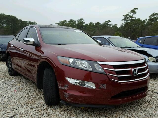 5J6TF1H52AL007205 - 2010 HONDA ACCORD CRO BURGUNDY photo 1