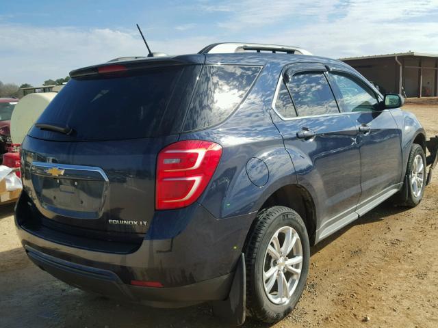 2GNFLFEK5G6245450 - 2016 CHEVROLET EQUINOX LT BLUE photo 4