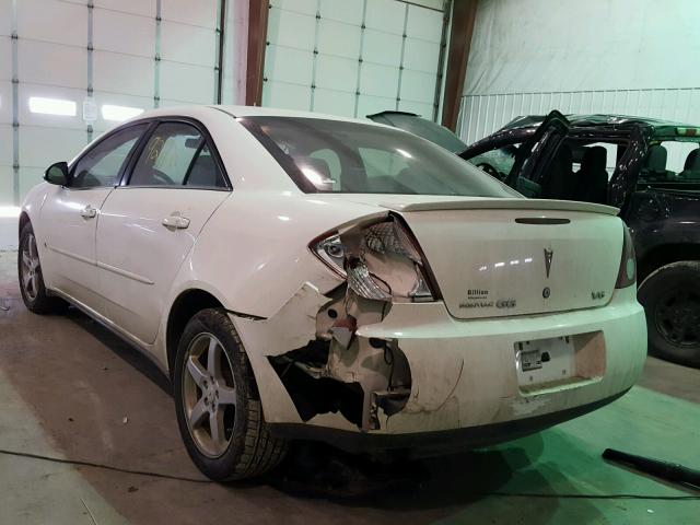 1G2ZG58N874116943 - 2007 PONTIAC G6 BASE WHITE photo 3