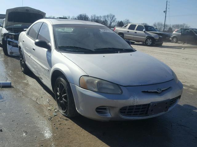 1C3AL46U21N725038 - 2001 CHRYSLER SEBRING LX SILVER photo 1