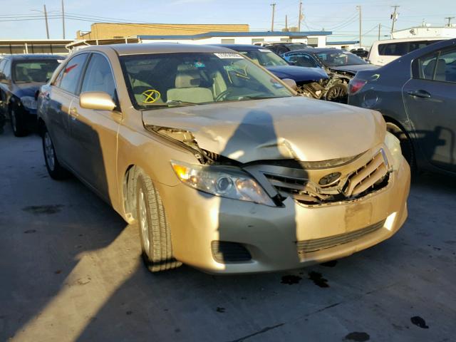 4T4BF3EK0AR082648 - 2010 TOYOTA CAMRY BASE GOLD photo 1