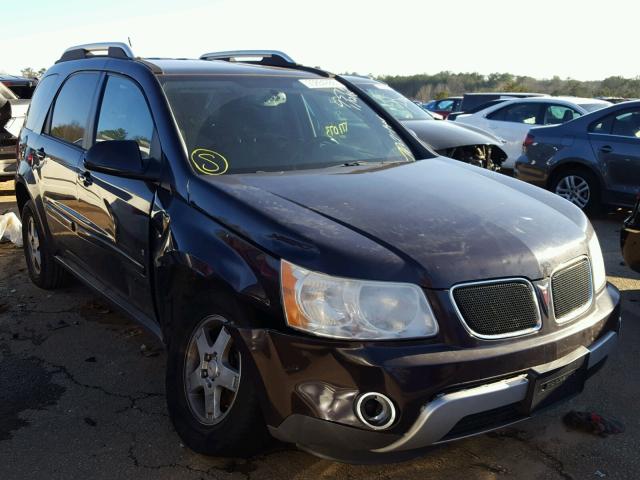 2CKDL63F476038563 - 2007 PONTIAC TORRENT PURPLE photo 1