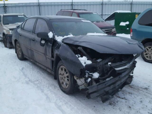 2G1WF52E519140544 - 2001 CHEVROLET IMPALA BLACK photo 1