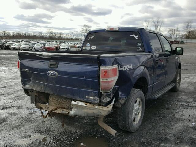 1FTFW1EF0CFB28171 - 2012 FORD F150 SUPER BLUE photo 4