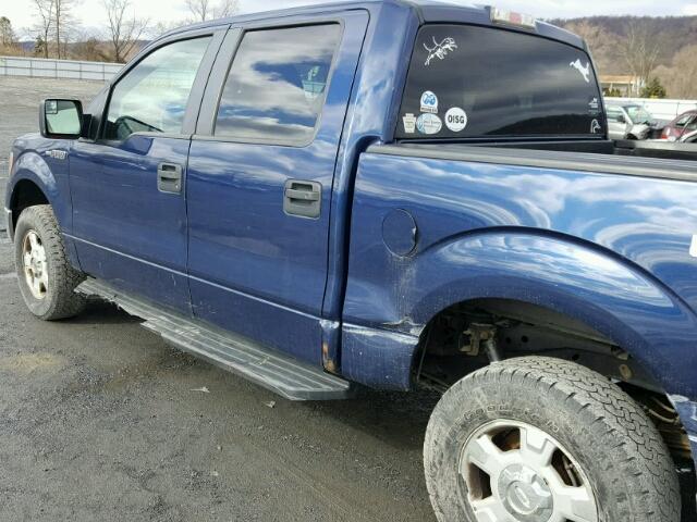 1FTFW1EF0CFB28171 - 2012 FORD F150 SUPER BLUE photo 9