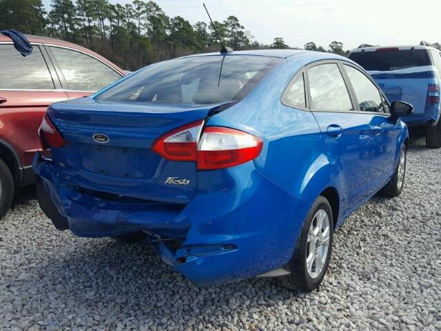 3FADP4BJ9FM138335 - 2015 FORD FIESTA SE BLUE photo 4