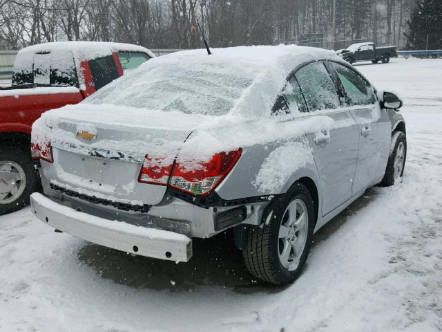 1G1PC5SB9E7470519 - 2014 CHEVROLET CRUZE LT SILVER photo 4