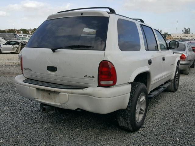 1B4HS28Z1XF514763 - 1999 DODGE DURANGO WHITE photo 4