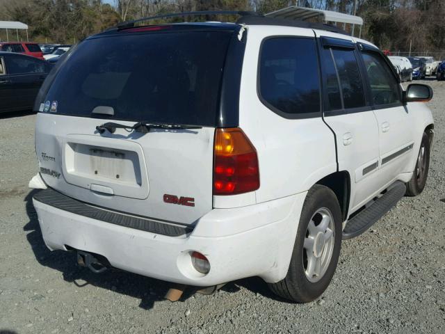 1GKDT13S722230674 - 2002 GMC ENVOY WHITE photo 4