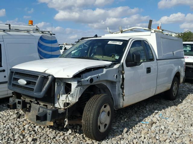 1FTRF12218KB87713 - 2008 FORD F150 WHITE photo 2