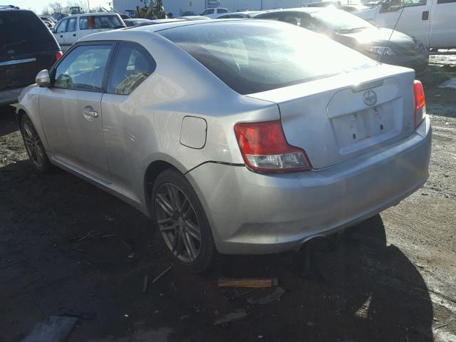 JTKJF5C79C3036094 - 2012 TOYOTA SCION TC 银色 照片 3