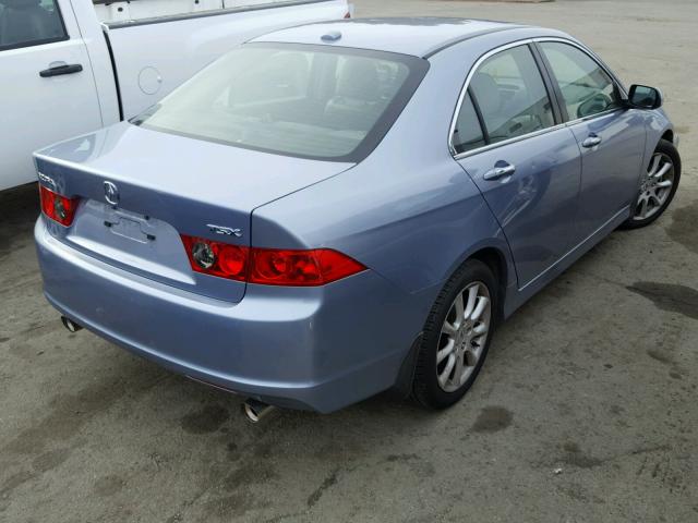 JH4CL96996C021207 - 2006 ACURA TSX BLUE photo 4