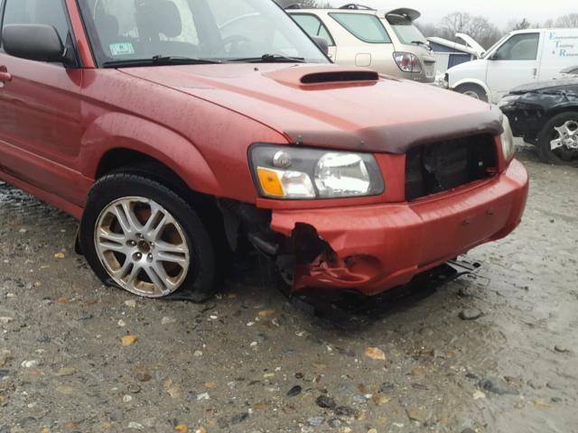 JF1SG69604H738649 - 2004 SUBARU FORESTER 2 RED photo 9