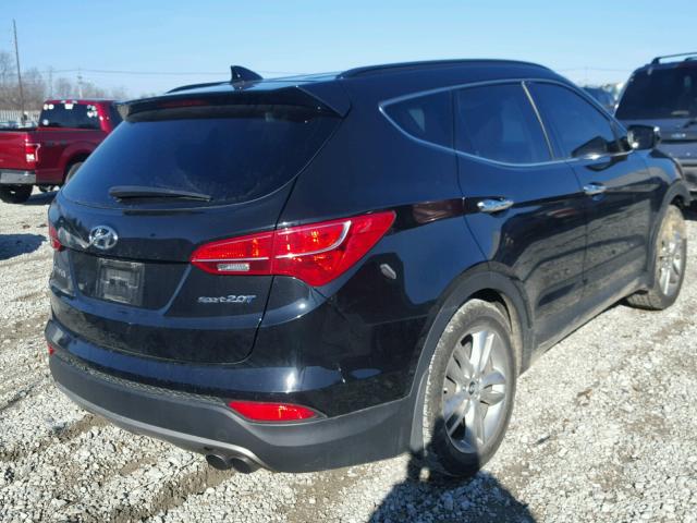 5XYZU3LA3DG061005 - 2013 HYUNDAI SANTA FE S BLACK photo 4