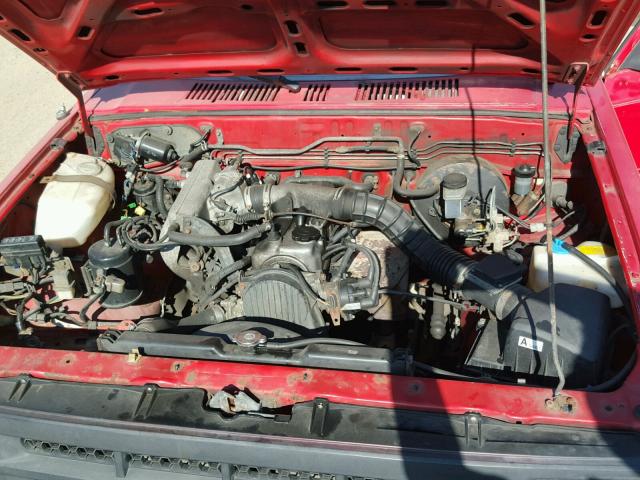 JM2UF1230N0280308 - 1992 MAZDA B2200 SHOR RED photo 7