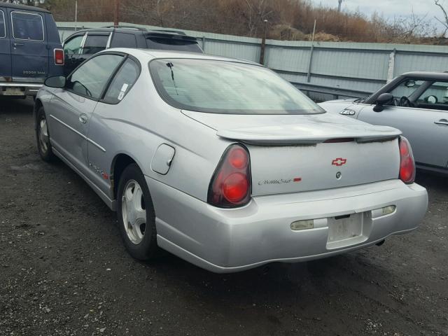 2G1WX12K539418132 - 2003 CHEVROLET MONTE CARL SILVER photo 3