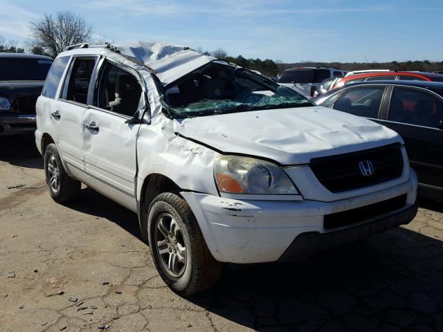 2HKYF18463H587925 - 2003 HONDA PILOT EX WHITE photo 1