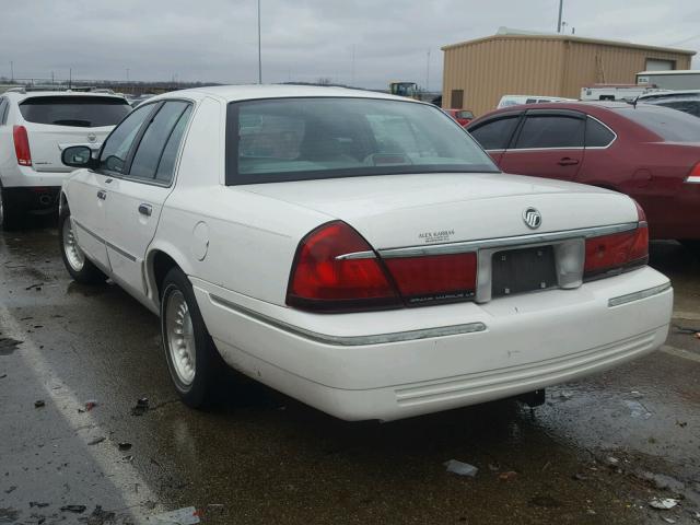 2MEFM75WXWX696038 - 1998 MERCURY GRAND MARQ WHITE photo 3