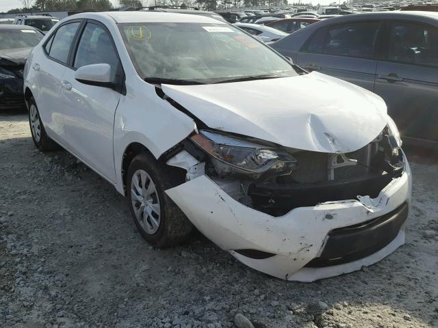 2T1BURHE8FC328072 - 2015 TOYOTA COROLLA L WHITE photo 1