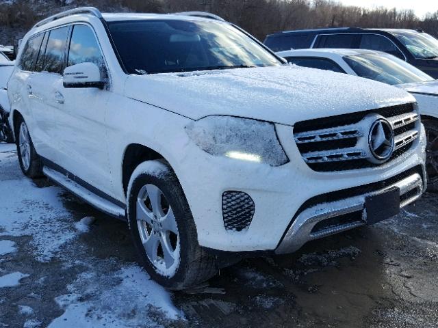 4JGDF6EE1HA756168 - 2017 MERCEDES-BENZ GLS 450 4M WHITE photo 1