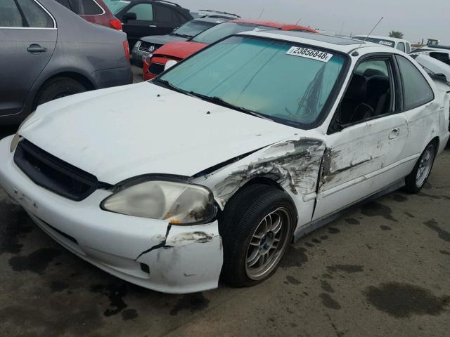 1HGEJ8147YL068410 - 2000 HONDA CIVIC EX WHITE photo 2