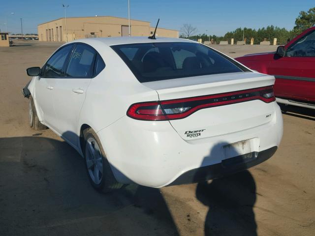 1C3CDFBB0FD159156 - 2015 DODGE DART SXT WHITE photo 3