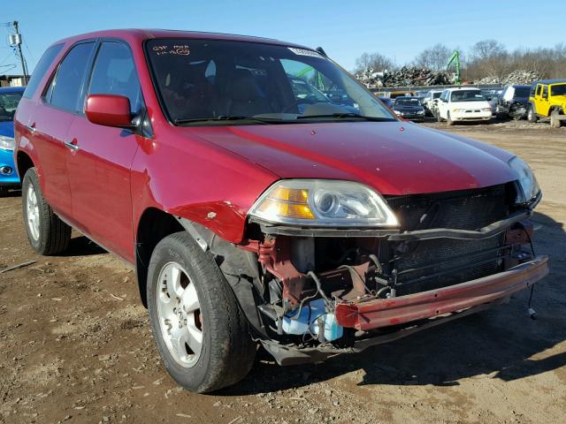 2HNYD18245H545473 - 2005 ACURA MDX RED photo 1