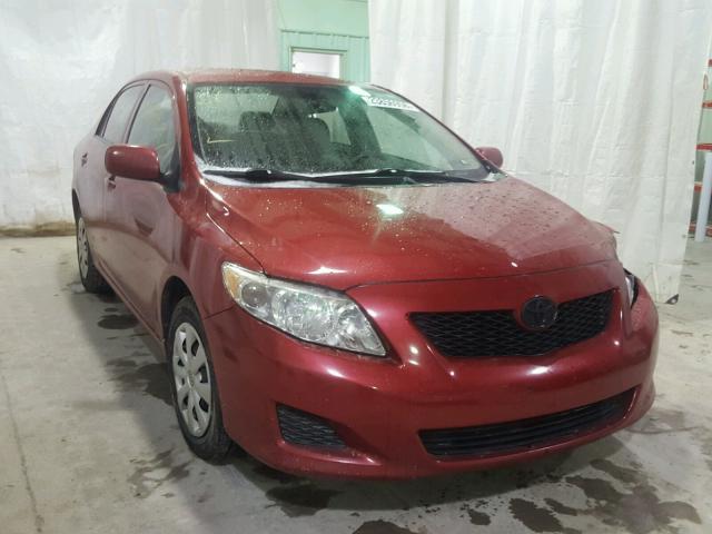 1NXBU4EE6AZ186092 - 2010 TOYOTA COROLLA BA RED photo 1