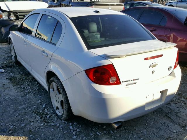 1G1AM58B587253581 - 2008 CHEVROLET COBALT SPO WHITE photo 3