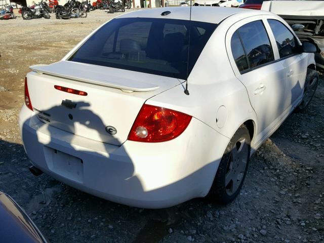 1G1AM58B587253581 - 2008 CHEVROLET COBALT SPO WHITE photo 4