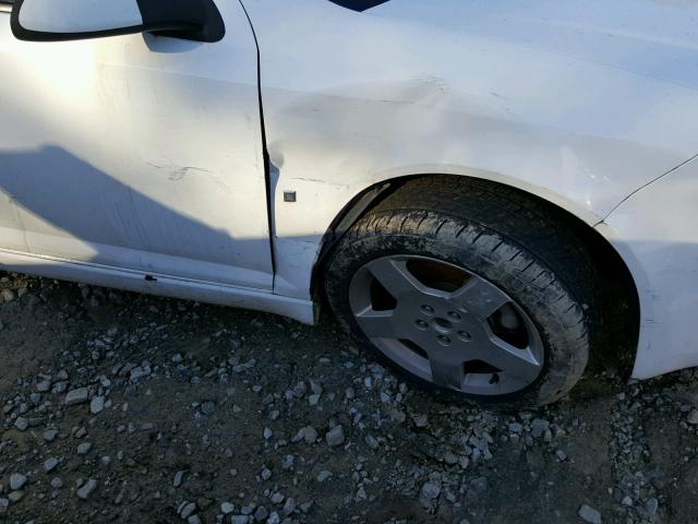 1G1AM58B587253581 - 2008 CHEVROLET COBALT SPO WHITE photo 9