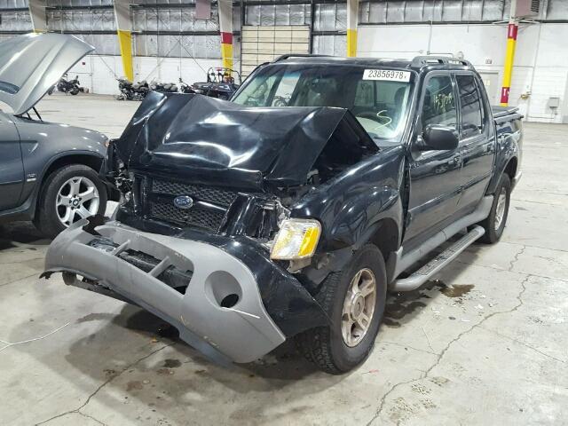 1FMZU77E73UC50091 - 2003 FORD EXPLORER S BLACK photo 2