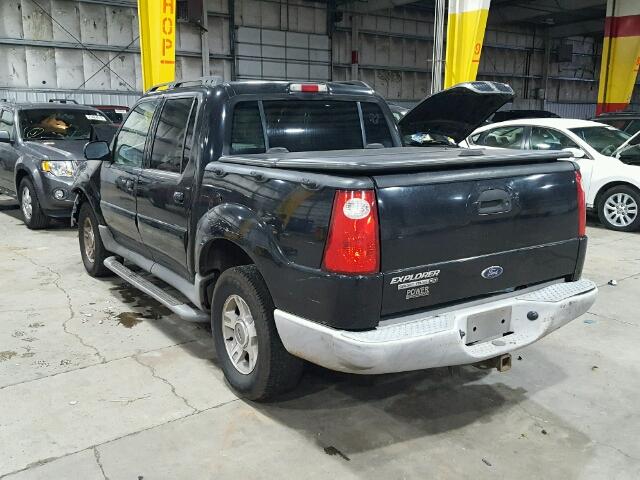1FMZU77E73UC50091 - 2003 FORD EXPLORER S BLACK photo 3
