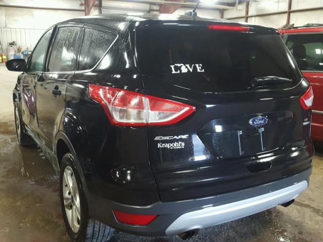 1FMCU9GXXGUB81910 - 2016 FORD ESCAPE SE BLACK photo 3