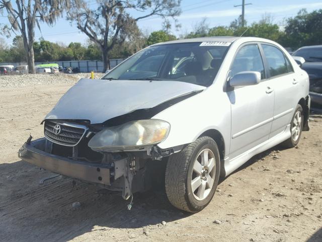 1NXBR32E76Z745625 - 2006 TOYOTA COROLLA CE SILVER photo 2