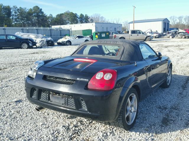 JTDFR320150072816 - 2005 TOYOTA MR2 SPYDER BLACK photo 4