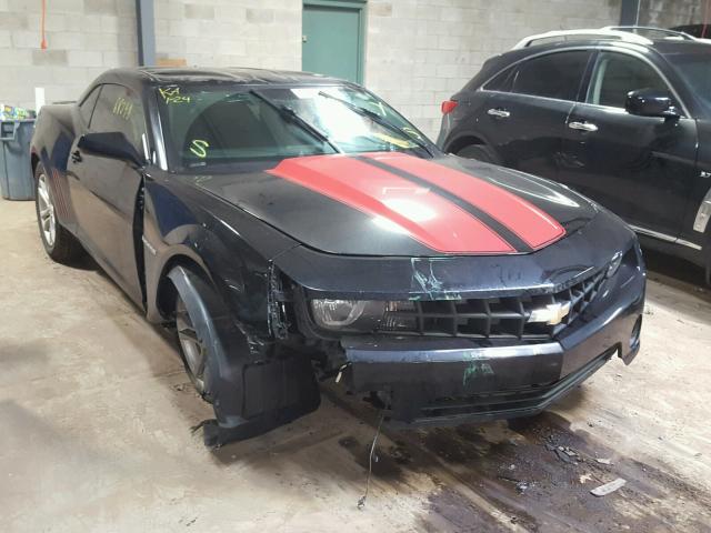 2G1FB1E36D9114344 - 2013 CHEVROLET CAMARO LT BLACK photo 1