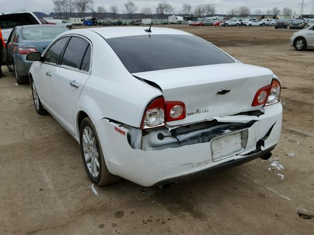 1G1ZE5E79AF154029 - 2010 CHEVROLET MALIBU LTZ WHITE photo 3