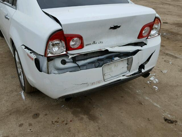 1G1ZE5E79AF154029 - 2010 CHEVROLET MALIBU LTZ 白色 照片 9