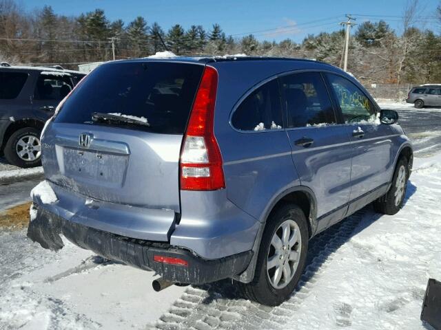 JHLRE48507C116147 - 2007 HONDA CR-V EX BLUE photo 4