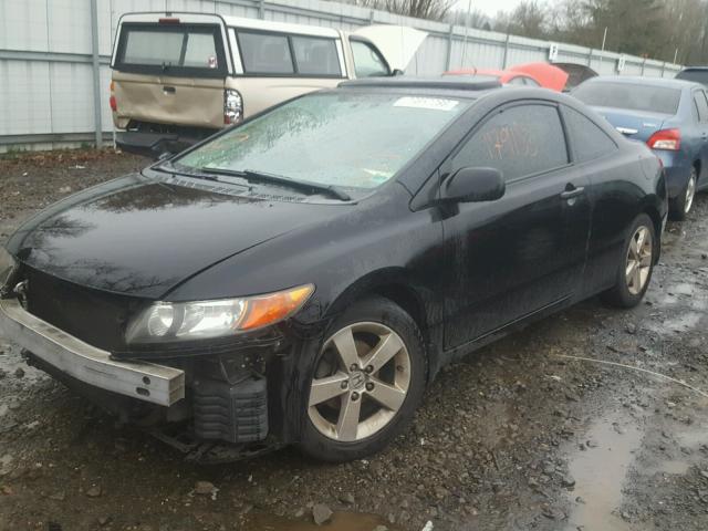 2HGFG12816H538551 - 2006 HONDA CIVIC EX შავი ფოტო 2