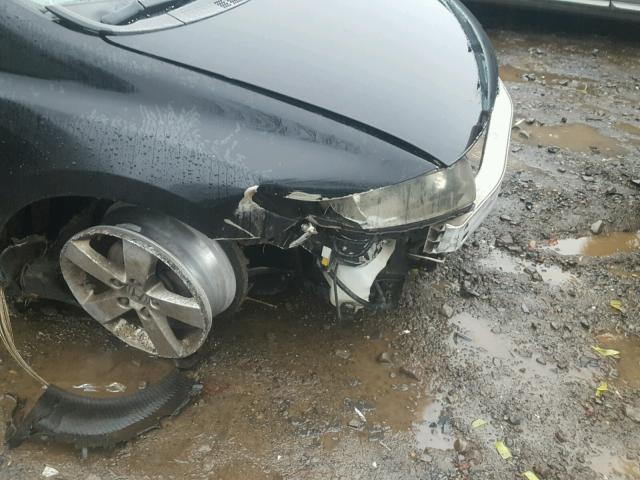 2HGFG12816H538551 - 2006 HONDA CIVIC EX BLACK photo 9