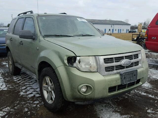 1FMCU49H48KB05539 - 2008 FORD ESCAPE HEV GREEN photo 1