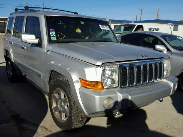 1J8HG68208C209961 - 2008 JEEP COMMANDER SILVER photo 1