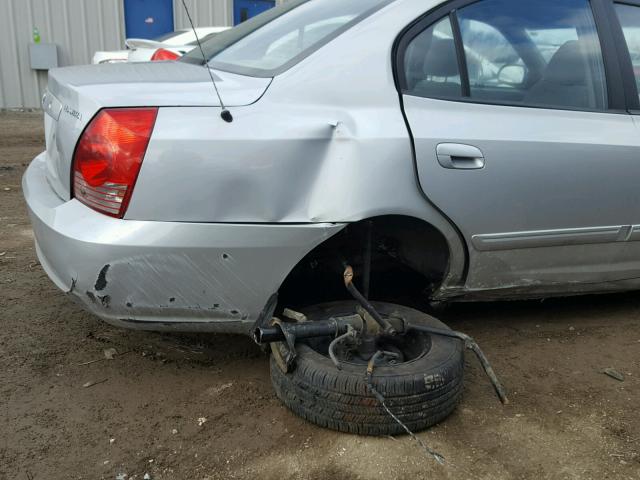 KMHDN46D76U210886 - 2006 HYUNDAI ELANTRA GL SILVER photo 9