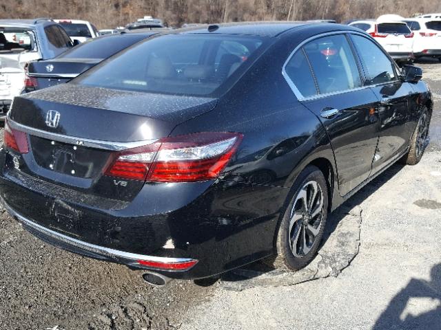 1HGCR3F8XHA038196 - 2017 HONDA ACCORD EXL BLACK photo 4