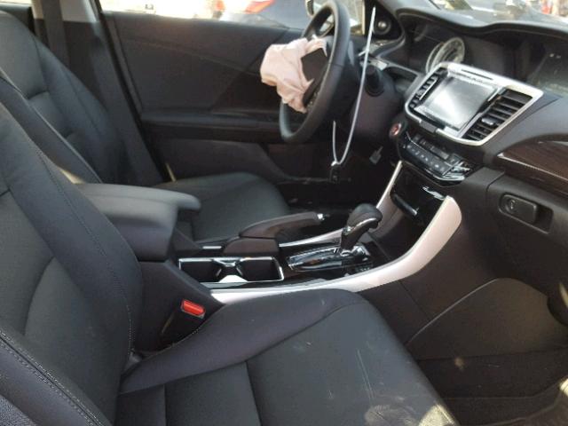 1HGCR3F8XHA038196 - 2017 HONDA ACCORD EXL BLACK photo 5