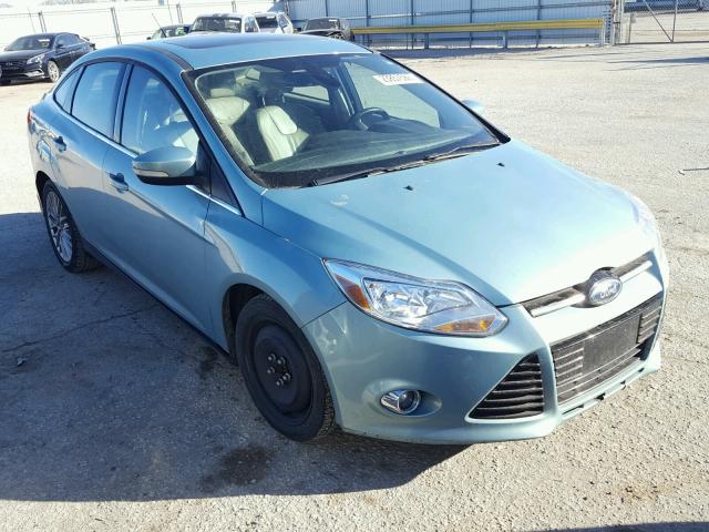 1FAHP3H28CL315062 - 2012 FORD FOCUS SEL TEAL photo 1