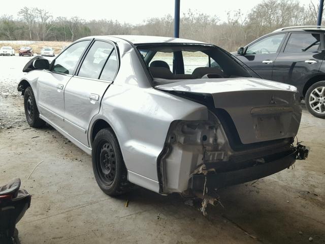 4A3AA46G63E161504 - 2003 MITSUBISHI GALANT ES SILVER photo 3